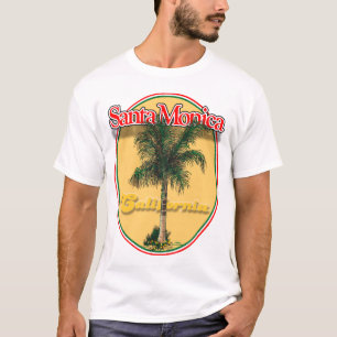 T-shirt Chemise de paume de Santa Monica CA