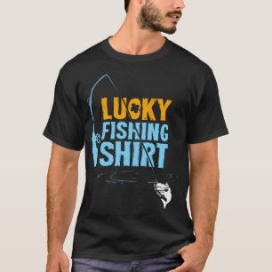 T-shirt Chemise De Pêche Lucky Pour Un Pêcheur
