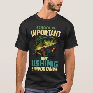 T-shirt Chemise de pêche pour garçons adolescents obligés