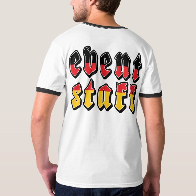 T-shirt Chemise de personnel de YGAC (Dos)