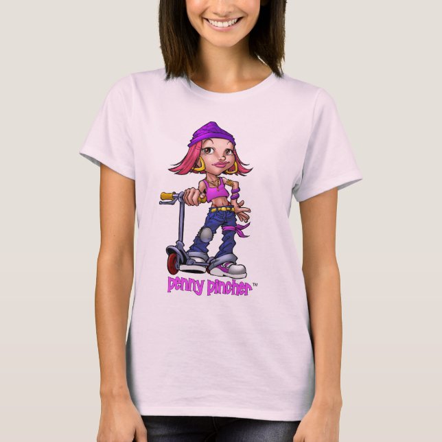 T-shirt Chemise de Pincher™ de penny (Devant)