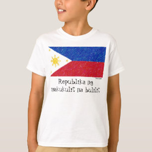 T-shirt Chemise de Pinoy Pinay Bulilit