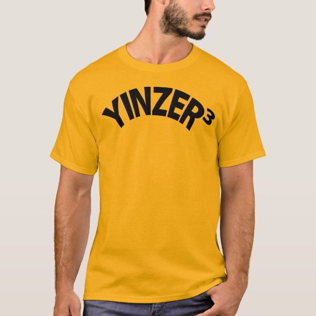 T-SHIRT CHEMISE DE PITTSBURGH YINZER (Devant)