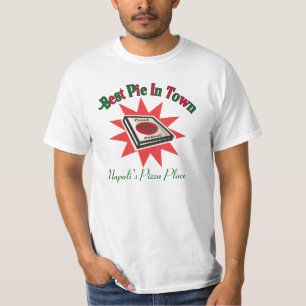 T-shirt Chemise de pizza - chemise faite sur commande de