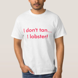 T-shirt Chemise de plage de homard.
