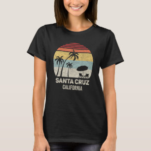 T-shirt Chemise de plage Retro California Père Noël Cruz V