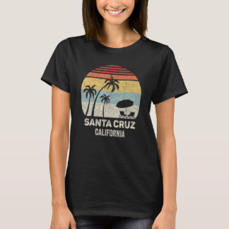 T-shirt Chemise de plage Retro California Père Noël Cruz V