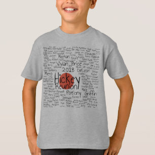 T-shirt Chemise de point de rouge du bidule 2018
