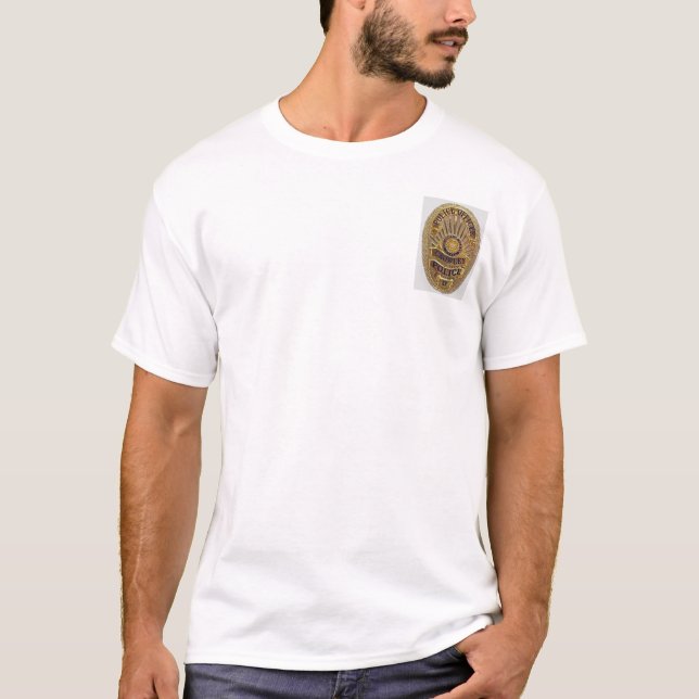 T-shirt Chemise de police (Devant)