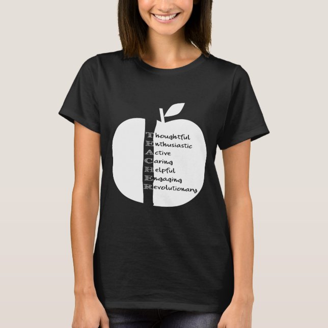 T-shirt Chemise de pomme de PROFESSEUR (Devant)