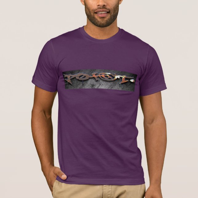 T-shirt Chemise de pomme de terre de prune (Devant)