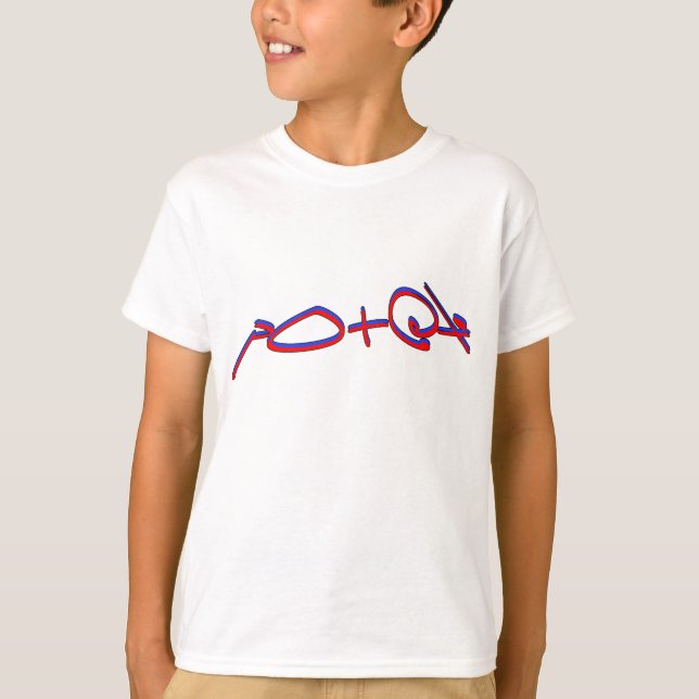 T-shirt Chemise de pomme de terre Kid ringer (Devant)