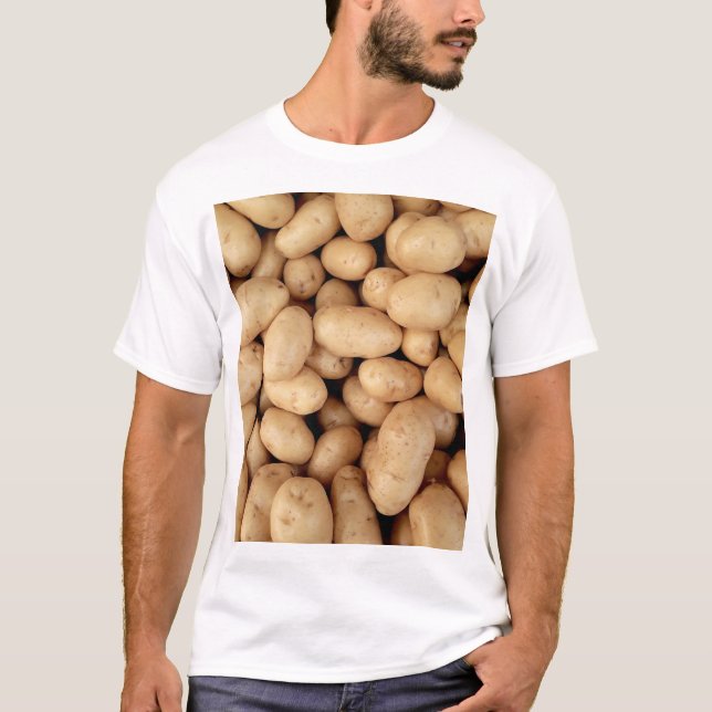 T-shirt chemise de pommes de terre (Devant)