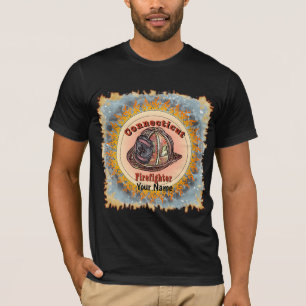 T-shirt Chemise de pompier du Connecticut