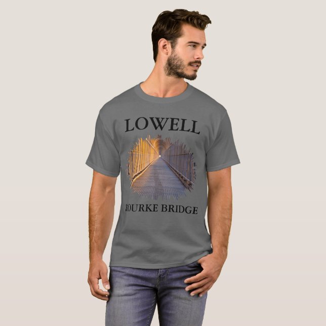 T-SHIRT CHEMISE DE PONT DE ROURKE DE LOWELL (Devant entier)