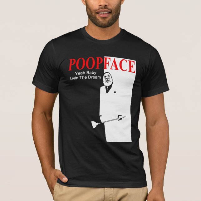 T-shirt Chemise de Poopface (Devant)