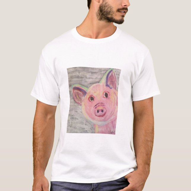 T-shirt chemise de porc moche (Devant)