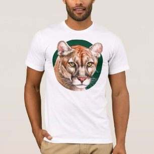 T-shirt Chemise de portrait de panthère