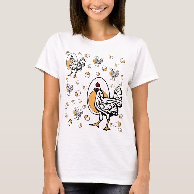 T-shirt Chemise de poulet (Devant)
