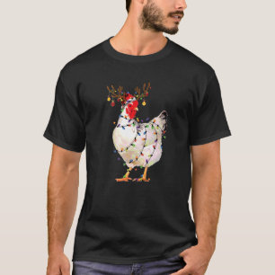T-shirt Chemise de poulet Père Noël Fantastique Noël Tr