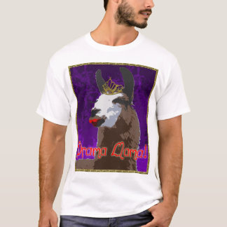 T-shirt Chemise de pourpre de lama de drame