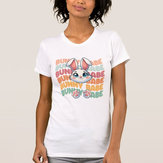 T-shirt Chemise de poussette de Pâques (Devant)