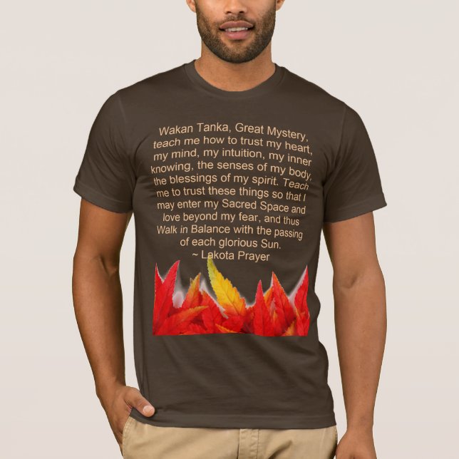 T-shirt Chemise de prière Lakota (Devant)