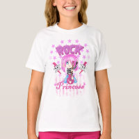Chemise de princesse de vedette du rock de la