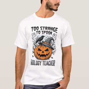 T-shirt Chemise de professeur de biologie Halloween Citrou