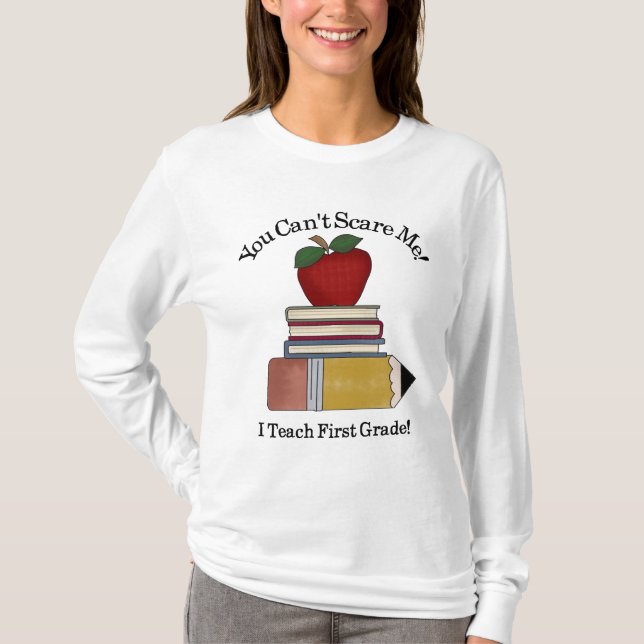 T-shirt Chemise de professeur de première catégorie (Devant)