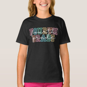 T-shirt Chemise de professeur de quatrième année, professe