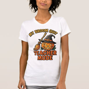 T-shirt Chemise de professeur Halloween drôle conception d