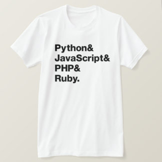 T-shirt Chemise de programmation rouge de PHP de