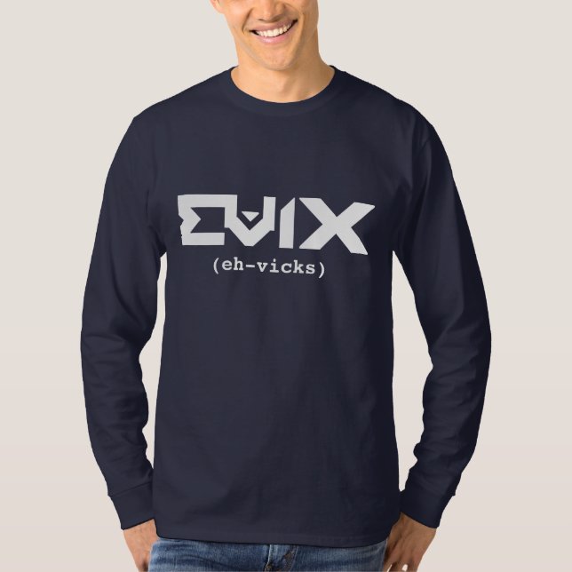 T-shirt Chemise de prononciation d'Evix (Devant)