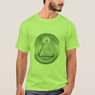 T-shirt Chemise de pyramide du dollar