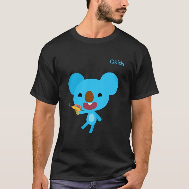 T-shirt Chemise de Qkids (koby avec le watergun) (Devant)