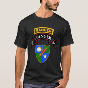 T-shirt Chemise de Ranger de l'armée 3e Ranger Scroll Tab 