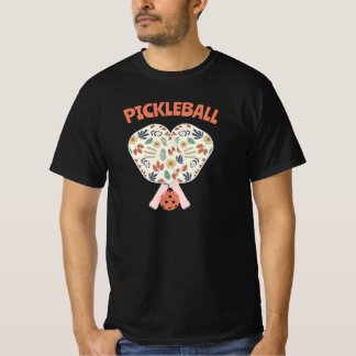 T-shirt Chemise de raquette de pickleball – Cadeau floral
