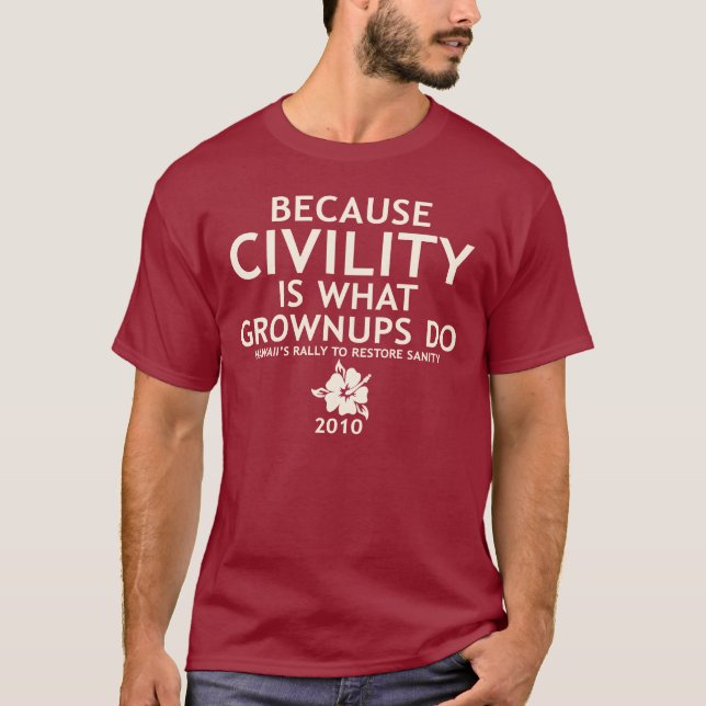 T-shirt Chemise de rassemblement d'Hawaï - est la (Devant)