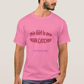 T-shirt Chemise de receveur du base-ball de filles, région