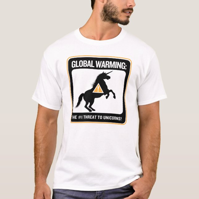 T-shirt Chemise de réchauffement climatique (Devant)