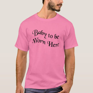 T-shirt Chemise de recommandation de Babywearing