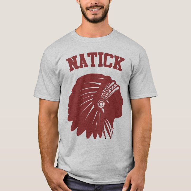 T-shirt Chemise de régression de Natick Redmen (Devant)