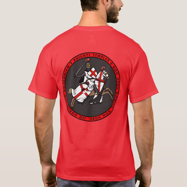 T-shirt Chemise de remplissage de joint de Templar de (Dos)