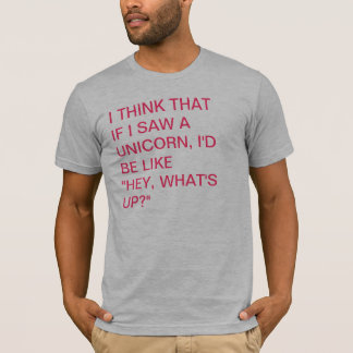 T-shirt Chemise de rencontre de licorne (bêta)