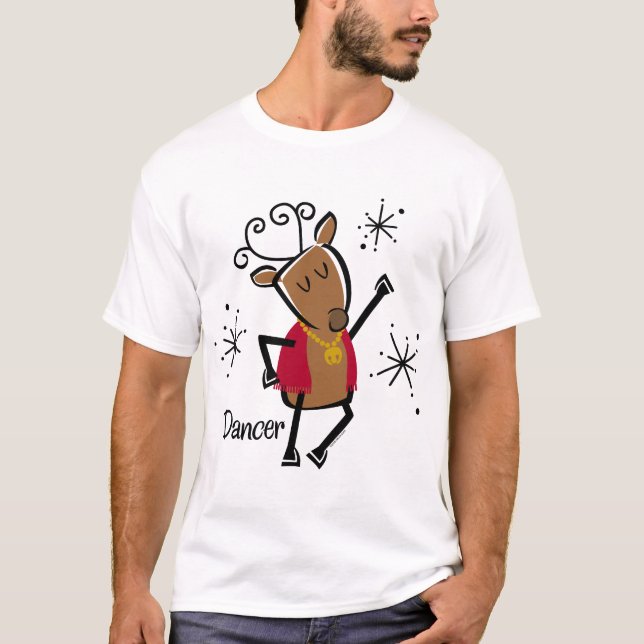 T-shirt Chemise de renne de danseur (Devant)