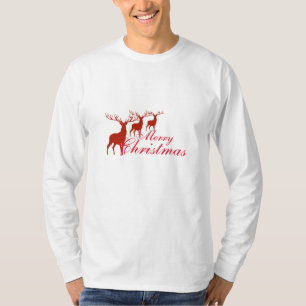 T-shirt Chemise de renne du Joyeux Noël des hommes