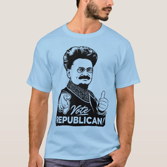 T-shirt Chemise de républicain de vote de Trotsky (Devant)