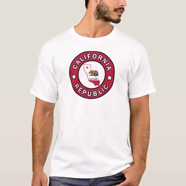 T-shirt Chemise de République de la Californie (Devant)