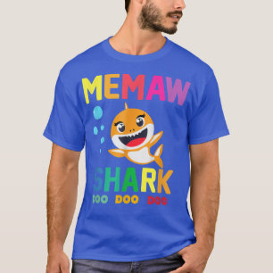 T-shirt Chemise de requin Memaw Shark Lover Famille mère'